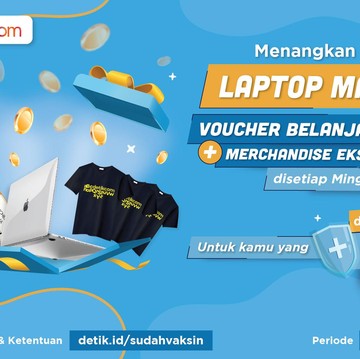 img-title Ada Hadiah Laptop MacBook untuk Kamu yang Sudah Vaksin di CT Corp, Begini Caranya!