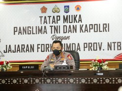 Kapolri Minta Penurunan Level PPKM di NTB Diimbangi Prokes Ketat