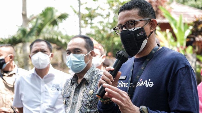 Menparekraf Sandiaga Uno menyebut, Kota Cimahi punya talenta-talenta luar biasa untuk menghadirkan solusi, inovasi, dan kreasi dalam menciptakan lapangan kerja.