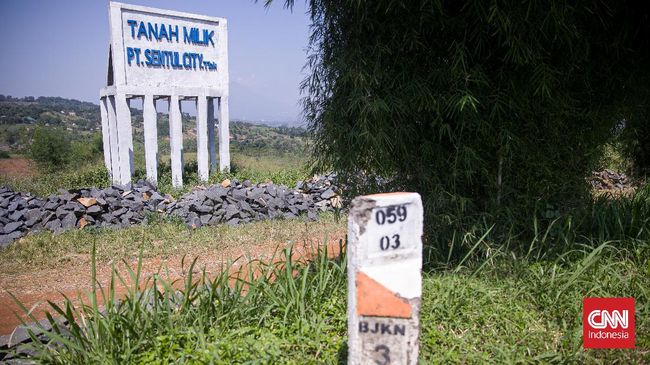 PT Sentul City Tbk mengklaim telah mendapatkan Sertifikat Hak Guna Bangunan (SHGB) bernomor 2411 dan 2412 sejak 1994.