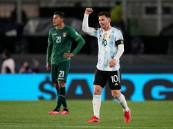 Momen Messi Borong Tiga Gol Argentina ke Gawang Bolivia