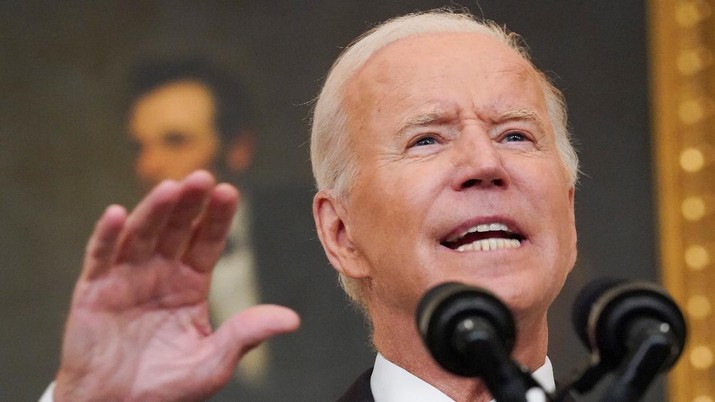 Presiden AS Joe Biden. (REUTERS/KEVIN LAMARQUE)