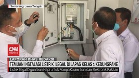 VIDEO: Temuan Instalasi Listrik Ilegal di Lapas Kedungpane