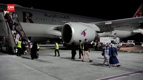 VIDEO: 113 Orang yang Keluar dari Afghanistan Tiba di Qatar