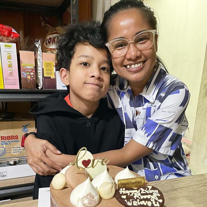 <p>Tanpa terasa, pada bulan April 2021 lalu, Ryuichi sudah berusia 12 tahun lho, Bunda. Wah, bisa jadi besties nih sama Bunda Chika. (Foto: Instagram @cqawaode)</p>