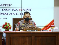 Kapolri ke Forkopimda Malang: Pertahankan Angka Isoter-Akselerasi Vaksinasi