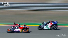 VIDEO: Momen Marquez Kecelakaan di FP2 MotoGP Aragon