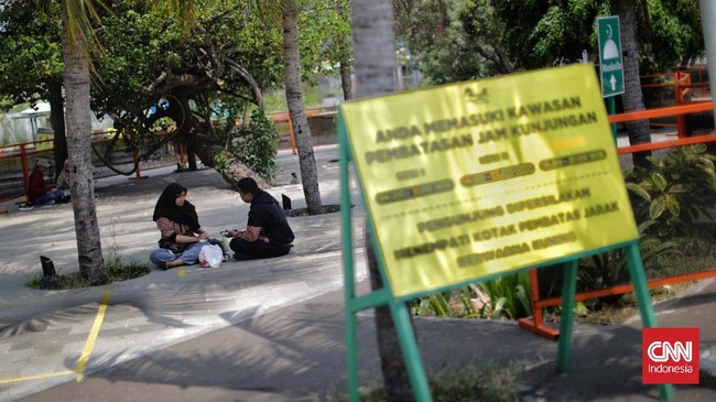 FOTO: Geliat Ancol di Masa Uji Coba Pembukaan Tempat Wisata