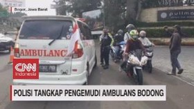 VIDEO: Polisi Tangkap Pengemudi Ambulans Bodong