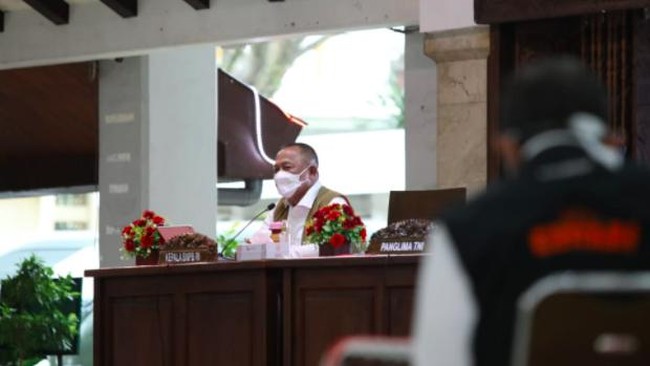 Kepala BNPB Ganip Warsito menyebut kelima hal itu mencakup penerapan protokol kesehatan, vaksinasi Covid-19, testing, tracing, dan treatment.