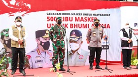 Kepala BNPB Lepas Gerakan Mobil Masker di Malang Raya