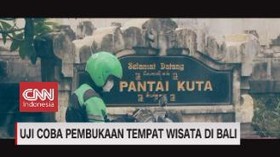 VIDEO: Uji Coba Pembukaan Tempat Wisata di Bali