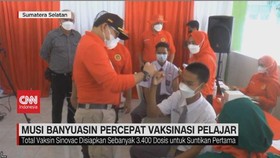 VIDEO: Musi Banyuasin Percepat Vaksinasi Pelajar