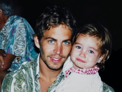 7 Potret Masa Kecil Meadow Walker & Paul Walker Sebelum Sang Ayah Meninggal