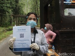Lokasi di Hutan, PeduliLindungi di Kawah Putih Terkendala Jaringan