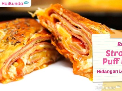 Resep Stromboli Puff Pastry Ala Chef Steby, Hidangan Lezat Khas Italia