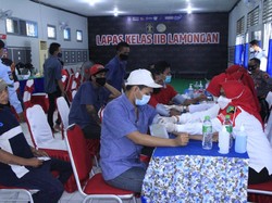 494 Napi Lapas Lamongan Divaksinasi