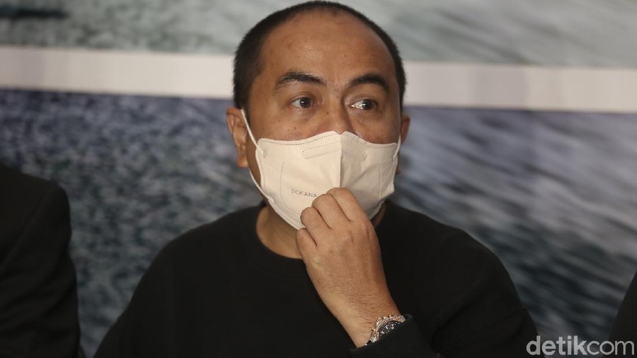 Mansyardin Malik Mansyardin Malik saat menggelar jumpa pers di kawasan Antasari, Jakarta Selatan pada Selasa (14/9).