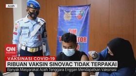 VIDEO: Ribuan Vaksin Sinovac Tidak Terpakai