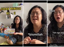 Ngakak Banget! Viral Wanita Ini Swab Sendiri Tapi Malah Bersin 20 Kali