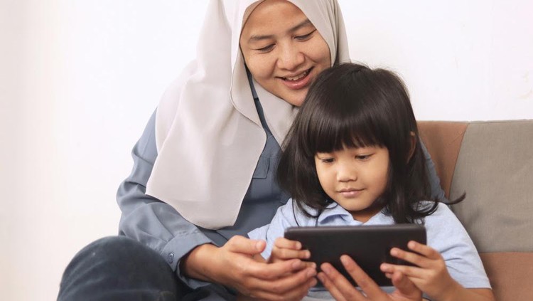 ilustrasi produktif di rumah