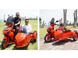 Bamsoet Pamer Motor Listrik Gesits Dimodifikasi Ala Kendaraan Sespan