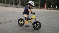 7 Potret Menggemaskan Kawa Anak Andien, Sudah Besar dan Jago Balance Bike