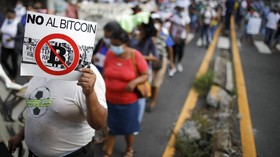 FOTO: Demo Penolakan Bitcoin di El Salvador