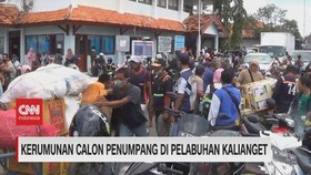 VIDEO: Kerumunan Calon Penumpang di Pelabuhan Kalianget