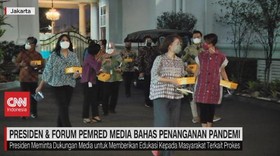 VIDEO:Presiden & Forum Pempred Media Bahas Penanganan Pandemi