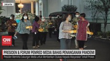 VIDEO:Presiden & Forum Pempred Media Bahas Penanganan Pandemi