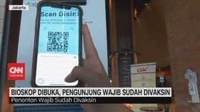 VIDEO: Bioskop Dibuka, Pengunjung Wajib Sudah Divaksin