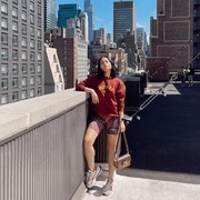 Intip Gaya Ayla Dimitri yang Stylish dan Anti Mainstream Selama di Amerika