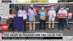 VIDEO: Titik Akhir 56 Pegawai KPK Tak Lolos TWK