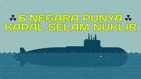 INFOGRAFIS: 6 Negara Punya Kapal Selam Nuklir