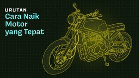 INFOGRAFIS: Urutan Cara Naik Motor yang Tepat