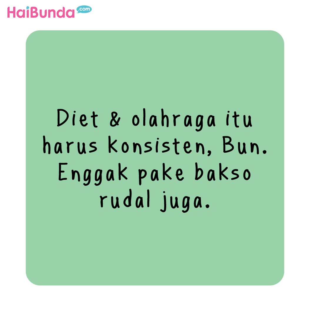 Komik Bunda Mau Diet