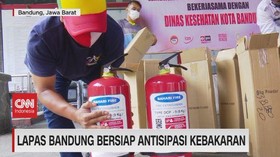 VIDEO: Lapas Bandung Bersiap Antisipasi Kebakaran