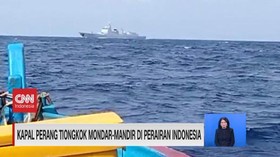 VIDEO: Kapal Perang Tiongkok di Perairan Indonesia