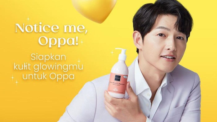 Kolaborasi Song Joong Ki x Scarlett Whitening, Tawarkan Sepaket Bodycare Murah Cuma Rp300 Ribuan!