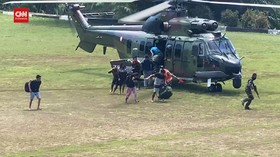VIDEO: Helikopter Ditembaki, Evakuasi Jenazah Nakes Ditunda
