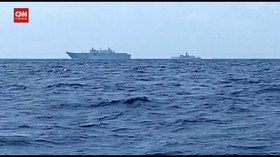 VIDEO: Ini Kapal Yang Diduga Asal China Di Natuna Utara