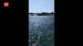 VIDEO: Kapal Penyeberangan Pulau Nusakambangan Tenggelam