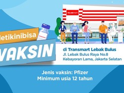Vaksin Pfizer Hadir di Transmart Lebak Bulus, Bisa untuk Siapa Saja?