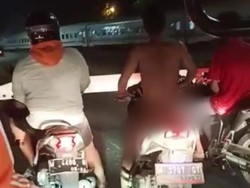 Saat Ulah Biker Bugil di Jalanan Sidoarjo Bikin Resah