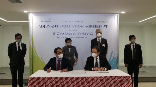 Menlu Retno menuturkan perjanjian kerja sama antara PT Bio Farma (Persero) dengan Dynavax Technologies juga telah disepakati dalam lawatannya ke AS.