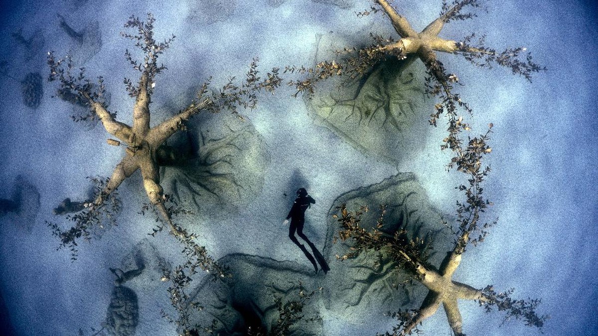 FOTO: Jelajah Taman Patung Bawah Laut Siprus