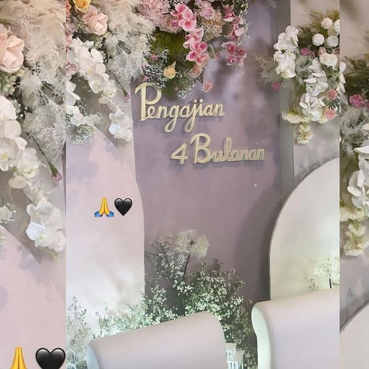 Aurel Hermansyah dan Atta Halilintar menggelar acara pengajian 4 bulan kehamilan Aurel&period; Yuk intip momennya&excl;