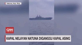 VIDEO: Kapal Nelayan Natuna Diganggu Kapal Asing