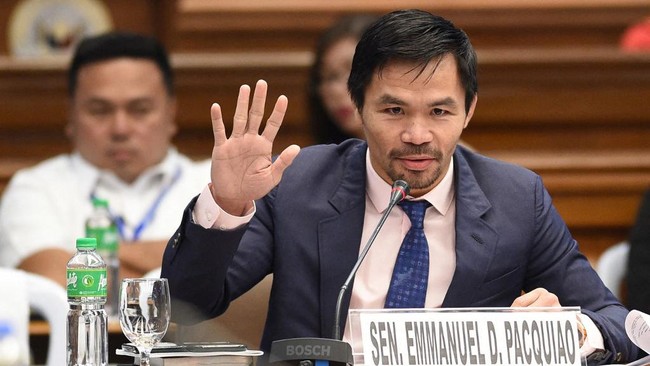 Petinju Manny Pacquiao mengumumkan pencalonannya sebagai kandidat presiden Filipina. Ia menyatakan bahwa ini saatnya kaum tertindas menang.